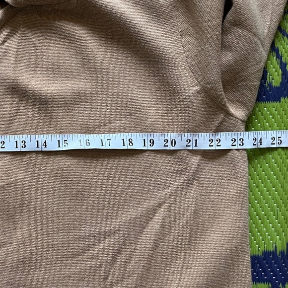 J. Crew Eloise Sweater-Blazer In Tan Size Medium Lighter-weight Cotton Blend - Picture 9 of 10